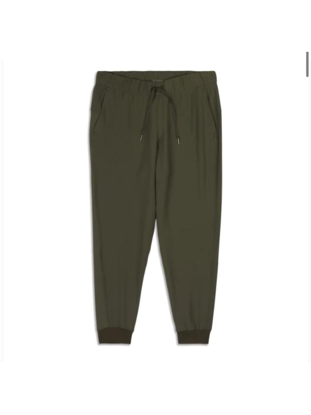 lululemon athletica “On the Fly” Olive Joggers, crisp tag, athleisure, track - Picture 13 of 14